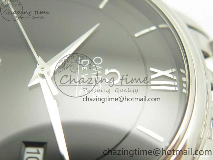 0402 De Ville SS RXW 1:1 Best Edition Black Dial on SS Bracelet A2892 (Free Leather Strap) Sporty 8017